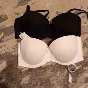 NWT 2 brand new underwire bras w/ removable straps